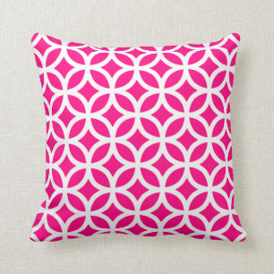 Pink-geometrisches Kissen