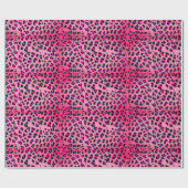 Pink-Gepard Geschenkpapier (Flach)