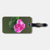 Pink Geranium Gepäckanhänger (Rückseite horizontal)