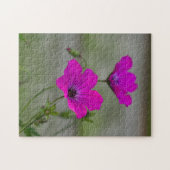 Pink Geranium-Puzzle Puzzle (Horizontal)