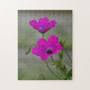 Pink Geranium-Puzzle Puzzle