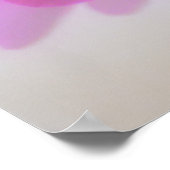 Pink Geraniums Poster (Ecke)