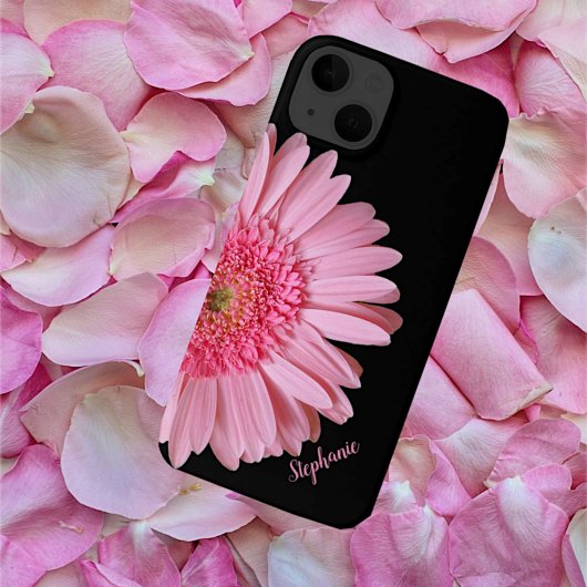 Pink Gerber Daisy Bloom Case-Mate iPhone Hülle