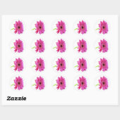 Pink Gerber Daisy Envelope Sticker (Blatt)