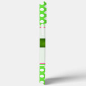 Pink Gerber Daisy mit Polka Docks Case-Mate iPhone Hülle (Rückseite / Rechts)