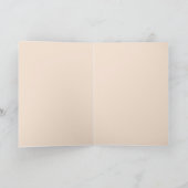 Pink Gerbera Card Dankeskarte (Innenseite)