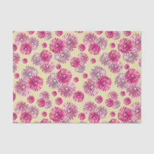 Pink Gerbera Daisies Blumengeschenksack Füller Seidenpapier