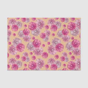 Pink Gerbera Daisies Blumengeschenksack Füller Seidenpapier