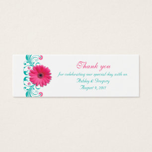 Pink Gerbera Daisy Besondere Anlass Gefälte Tags