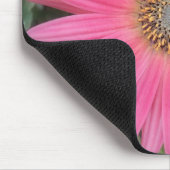 Pink Gerbera Daisy Blume Mousepad (Ecke)