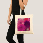 Pink Gerbera Daisy Blume Tragetaschen (Vorderseite (Produkt))