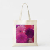 Pink Gerbera Daisy Blume Tragetaschen (Rückseite)