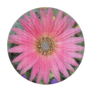 Pink Gerbera Daisy Cutting Board Schneidebrett