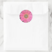 Pink Gerbera Daisy Envelope Stickers (Tasche)
