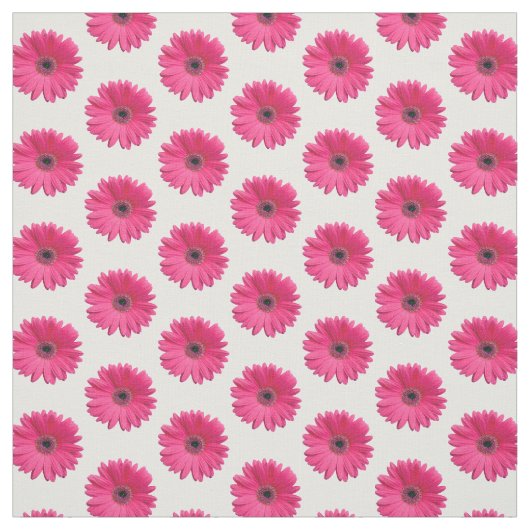Pink Gerbera Daisy Gerber Daisy Blume Floral Stoff (Muster)