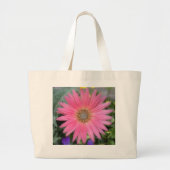 Pink Gerbera Daisy Jumbo Tasche (Vorne)