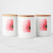 Pink Gerbera Daisy Lebensmitteletikett (Flaschen)