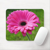 Pink Gerbera Daisy Mousepad (Mit Mouse)