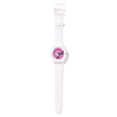 Pink Gerbera Daisy Personalisiert Armbanduhr (Strap)