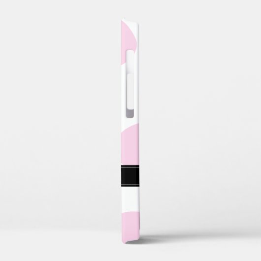 Pink Gerbera Daisy Polka Dot Case-Mate iPhone Hülle (Rückseite / Links)