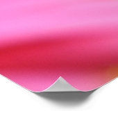 Pink Gerbera Daisy Poster Print (Ecke)