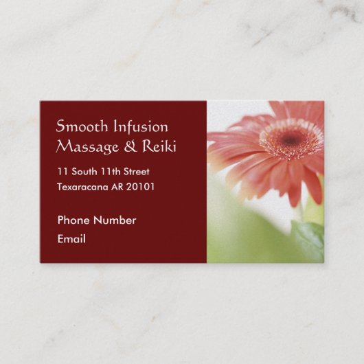 Pink Gerbera Daisy Terminkarte (Vorderseite)