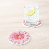 Pink Gerbera Daisy Untersetzer (Seite)