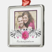 Pink Gerbera Daisy Wedding Liebe Gefallen Ornament (Links)