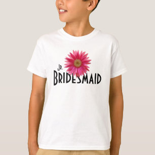 Pink Gerbera Daisy / Wedding T-Shirt