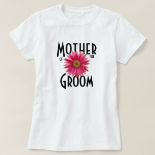 Pink Gerbera Daisy / Wedding T-Shirt