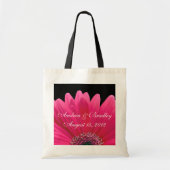 Pink Gerbera Daisy Wedding Welcome Bag Tragetasche (Vorne)