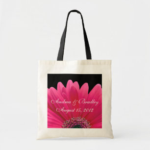Pink Gerbera Daisy Wedding Welcome Bag Tragetasche