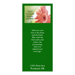 Pink Gerbera Daisy Werbekarte