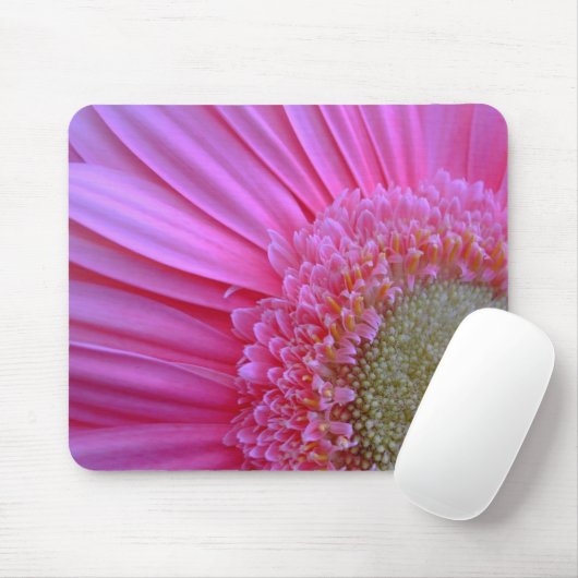 Pink Gerbera Mousepad (Mit Mouse)