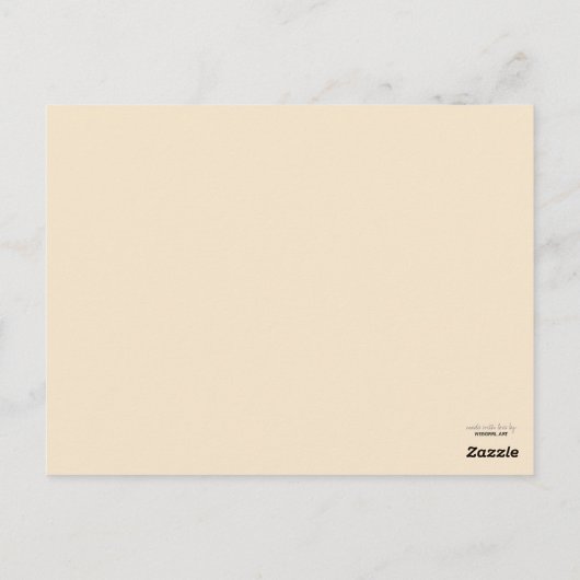 Pink Gerbera Postcard Postkarte (Rückseite)