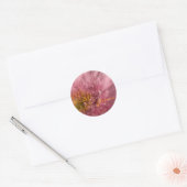 Pink Gerbera - Save the Date Aufkleber (Umschlag)