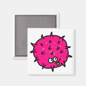 Pink Germ Magnet (Vorderseite/Rückseite)