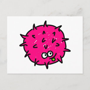 Pink Germ Postkarte