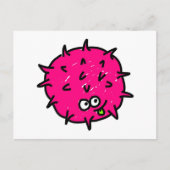 Pink Germ Postkarte (Vorderseite)