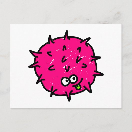 Pink Germ Postkarte (Vorderseite)