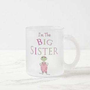 Pink Gesamtfrosch Big Sister Mattglastasse