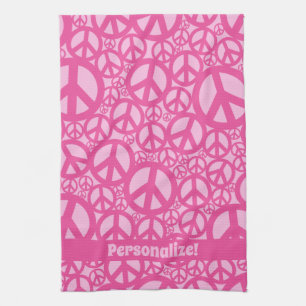 Pink Geschirrtuch