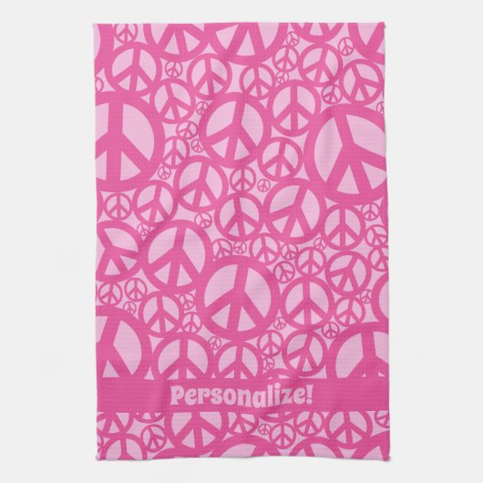 Pink Geschirrtuch (Vertikal)