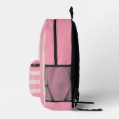 Pink gestreifter Rucksack mit benutzerdefinierbare (Rechts)
