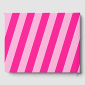 Pink gestreiftes B-&-B-Besucherbuch Gästebuch (Rückseite)