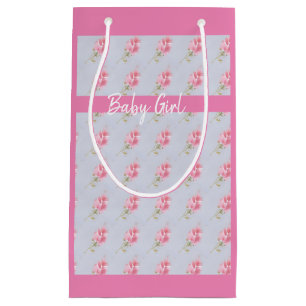 Pink gestrichene Rose personalisieren Kleine Geschenktüte