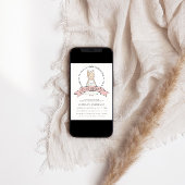 Pink Getting Meowied Cat Theme Brautparty Einladung