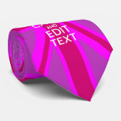 Pink Gewerkschaft J: Anpassen des Behalten Textbea Krawatte (Gerollt)