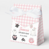 Pink Ghost Halloween 1. Geburtstag Party Geschenkschachtel (Vorderseite)