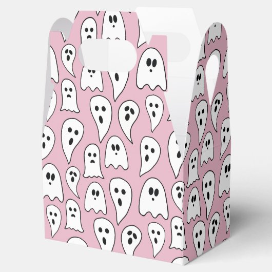 Pink Ghost Halloween Geschenkschachtel (Geöffnet)